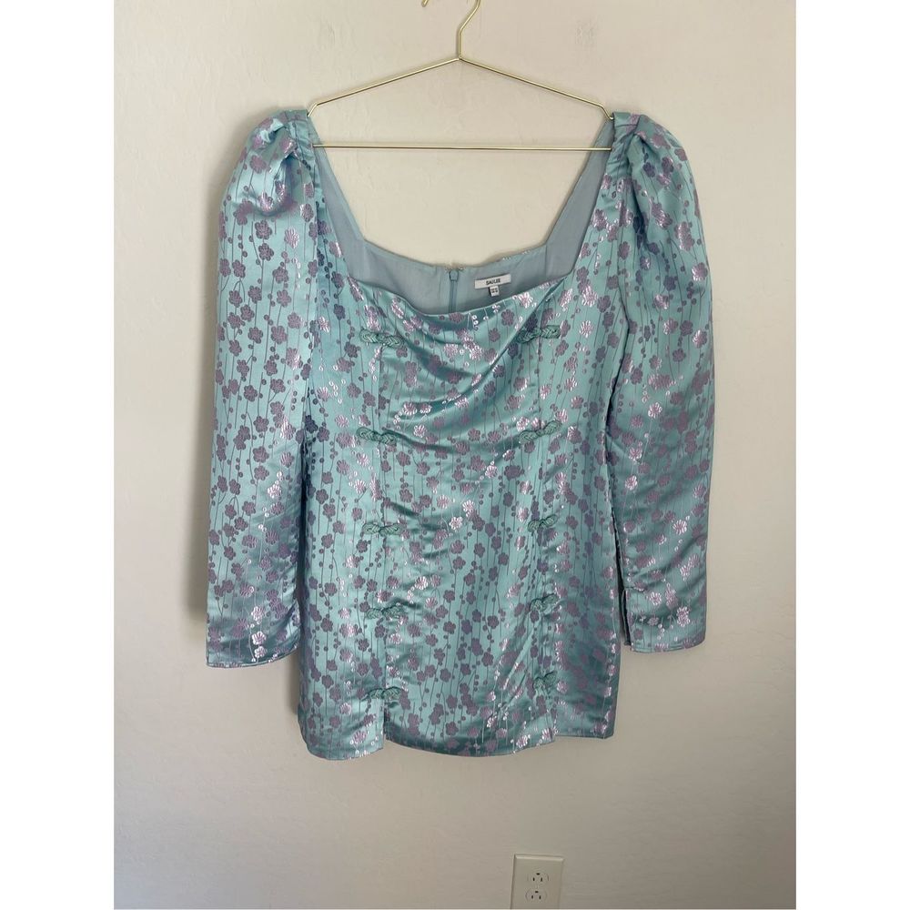 SAU LEE JEN CHINESE JACQUARD MINI DRESS Size 12